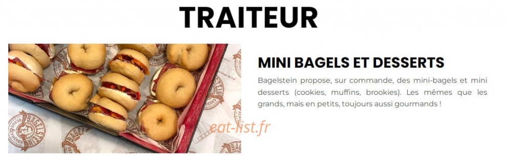 Bagelstein — carte page 10