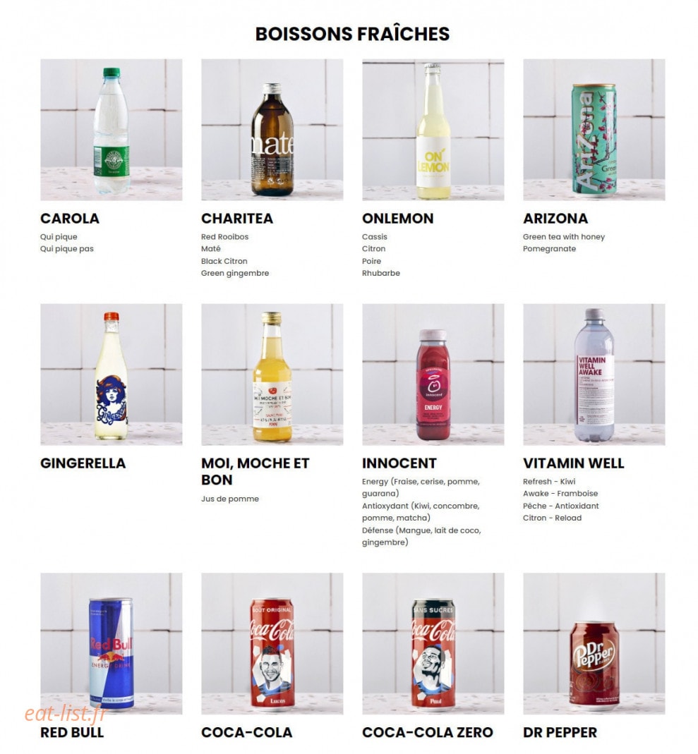 Bagelstein — carte page 8
