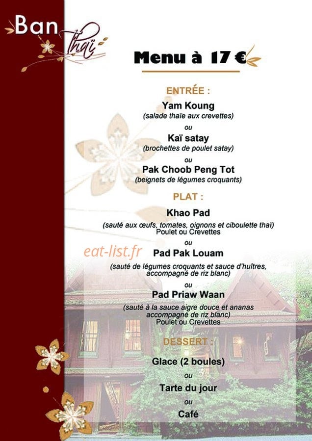Ban Thai — carte page 8