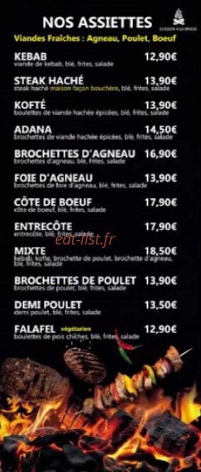 Best Grill — carte page 1