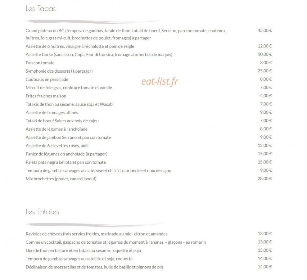 Bg by l'Endroit — carte page 24
