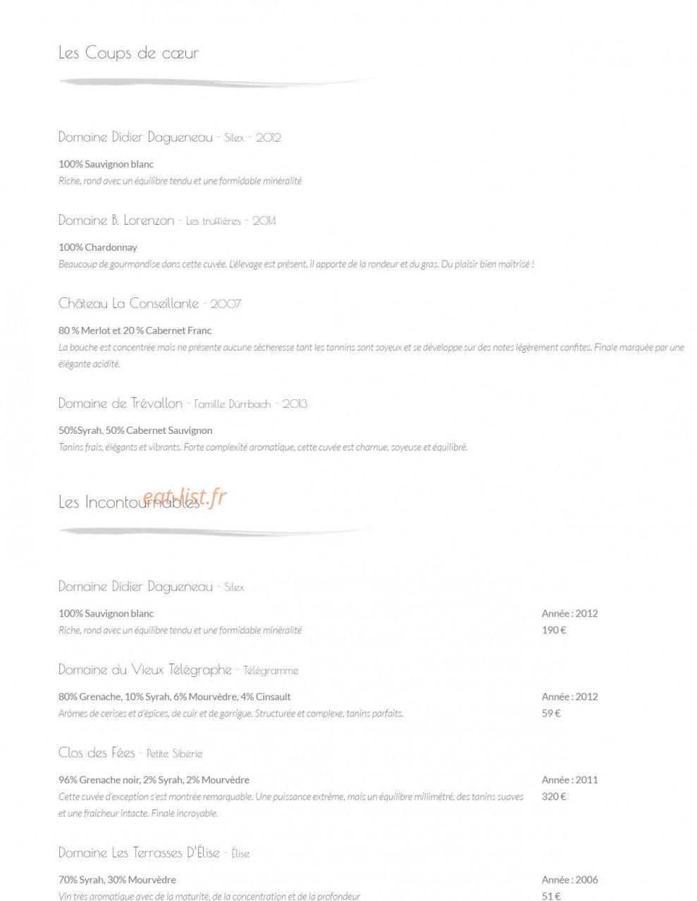 Bg by l'Endroit — carte page 1