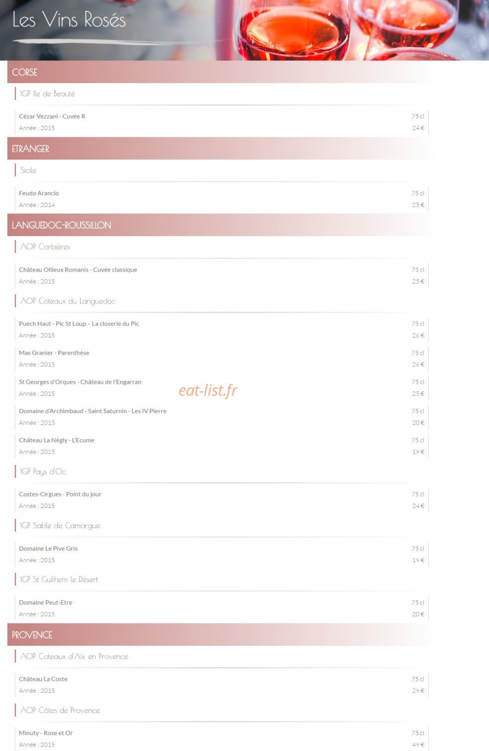 Bg by l'Endroit — carte page 20