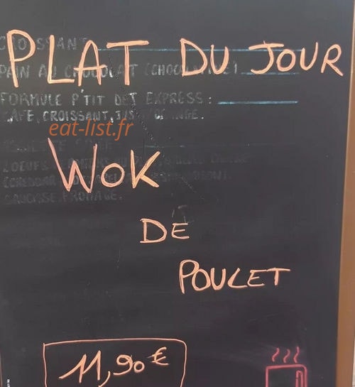 Bistrot L'Odyssée — carte page 1