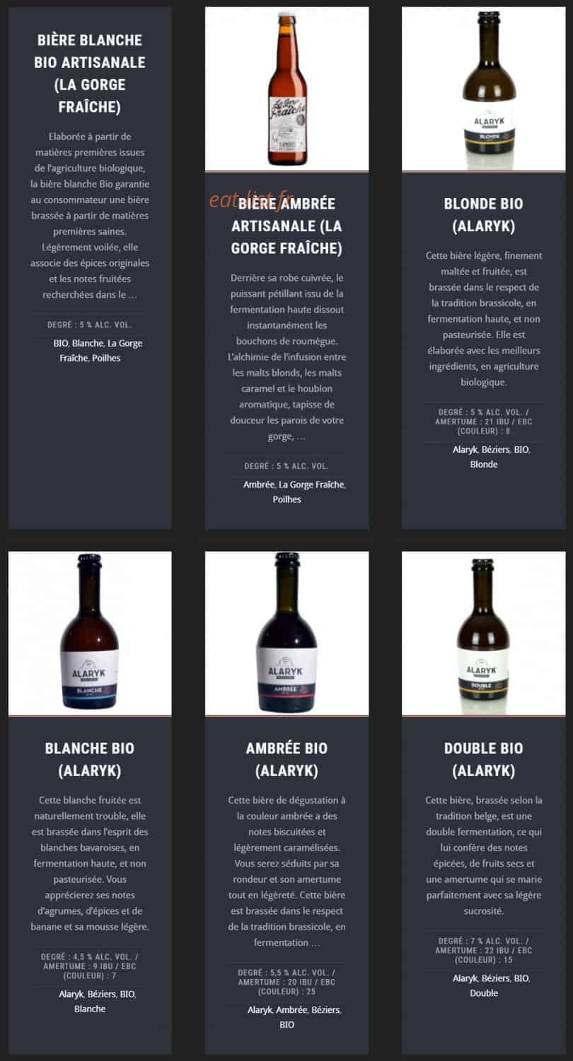 Bistrot Sainte Anne — carte page 16