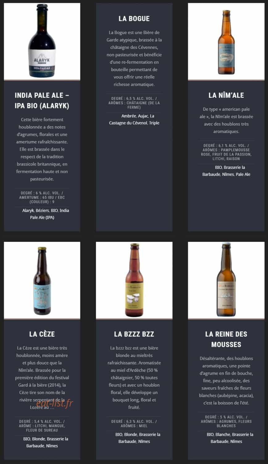 Bistrot Sainte Anne — carte page 17