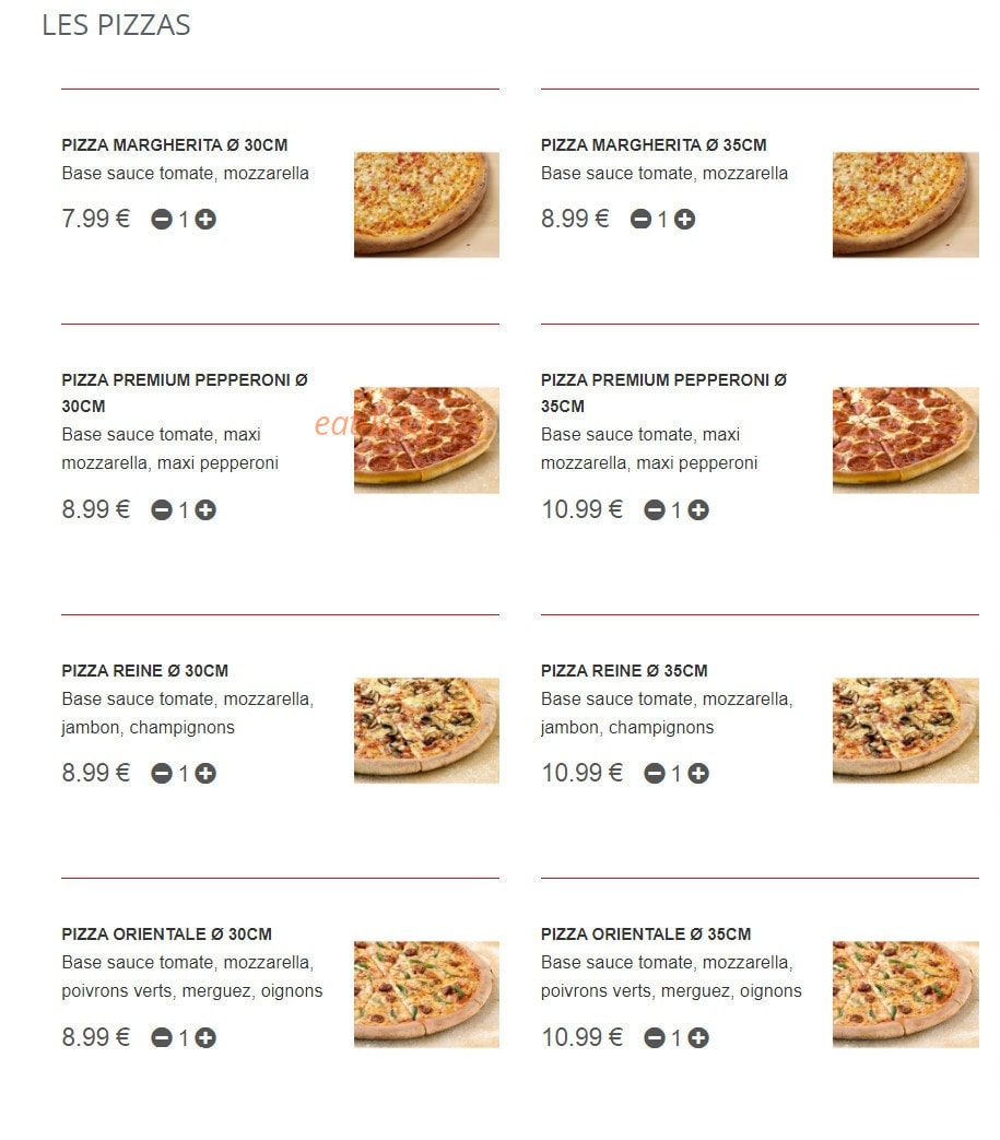 Black Mama Pizza — carte page 2