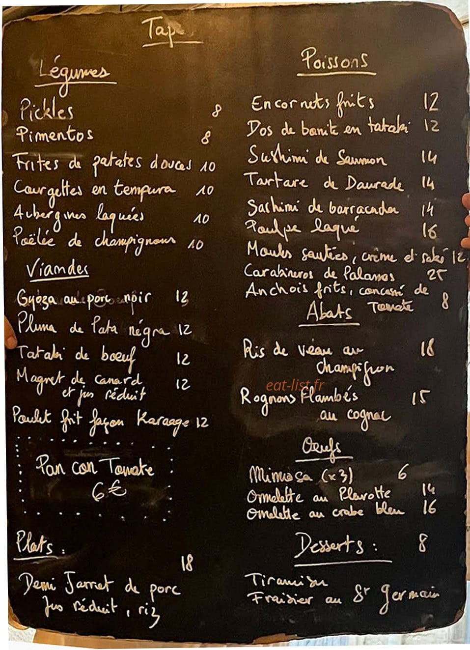 Bouillon Maurel — carte page 1