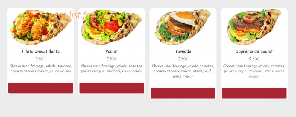 Bowl indian — carte page 1