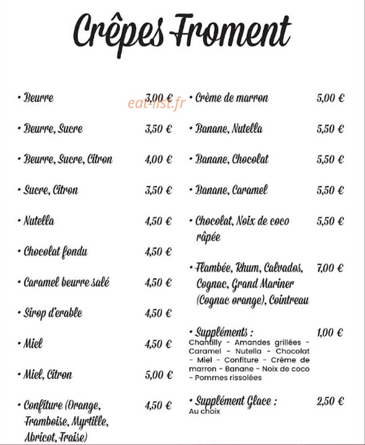 Café Amor — carte page 3