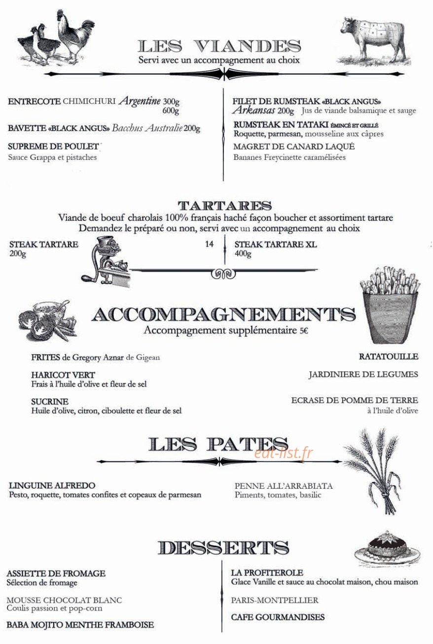 Café Joseph — carte page 2