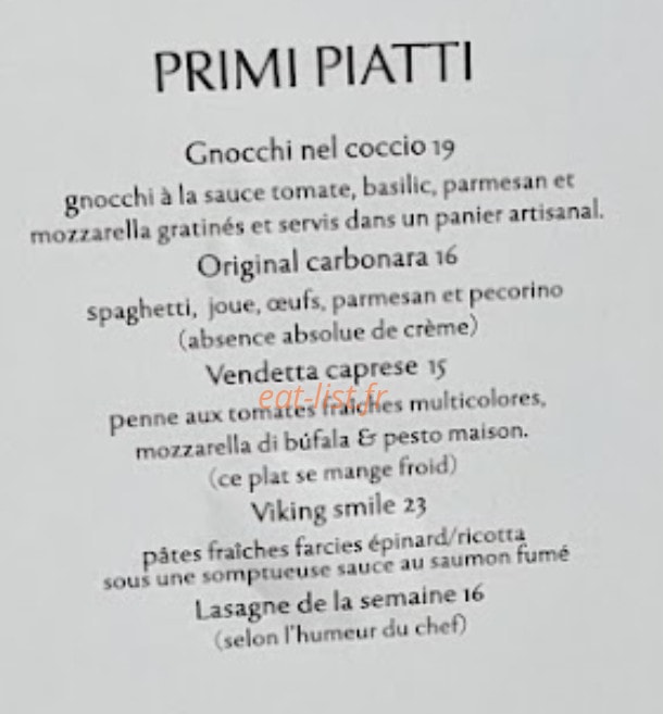 Caffe Panis — carte page 3