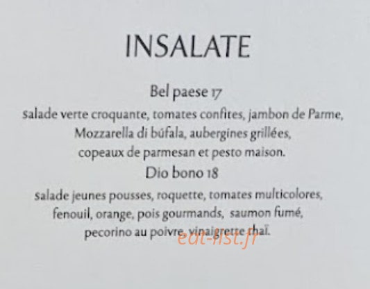 Caffe Panis — carte page 5