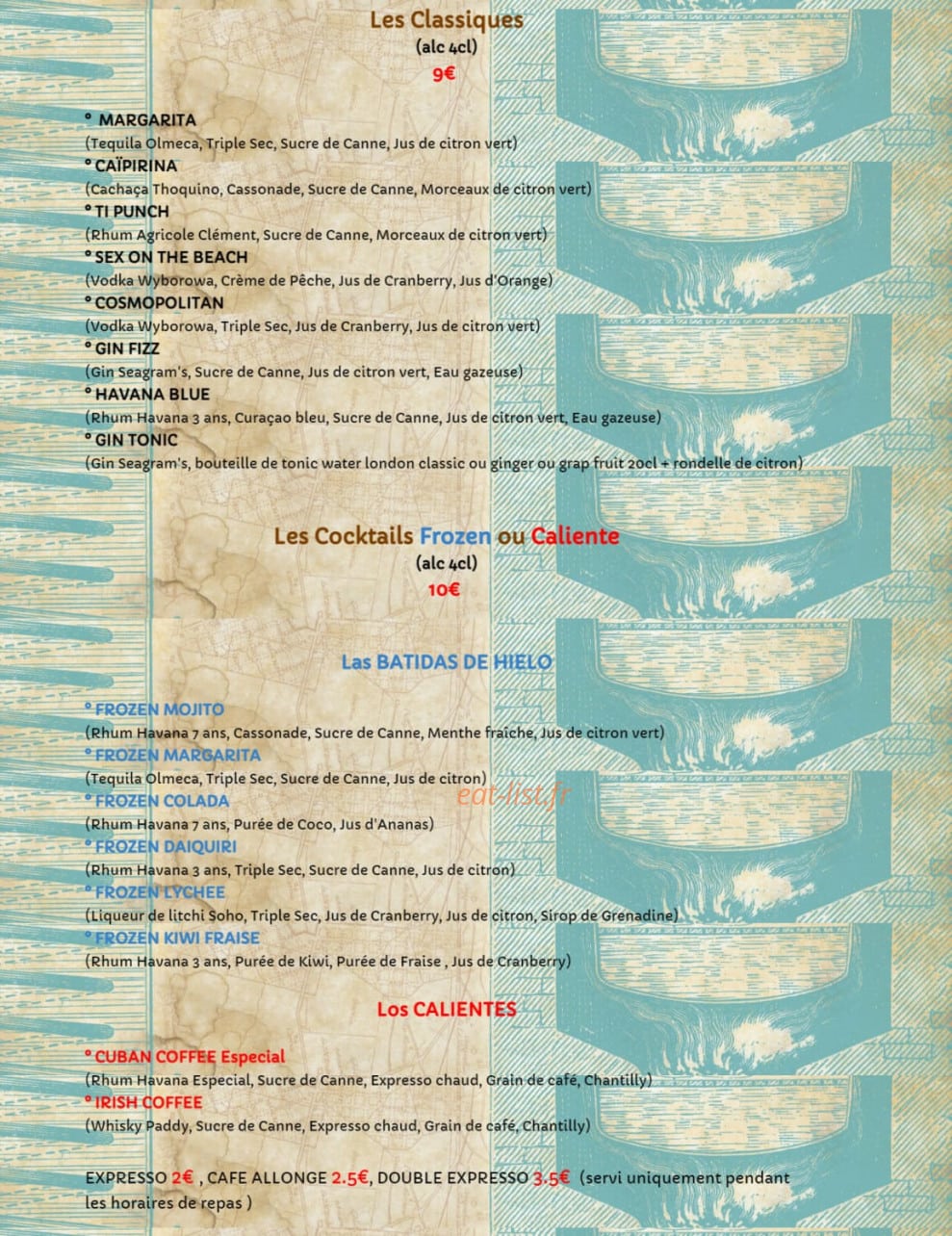 Casa Cubana — carte page 4