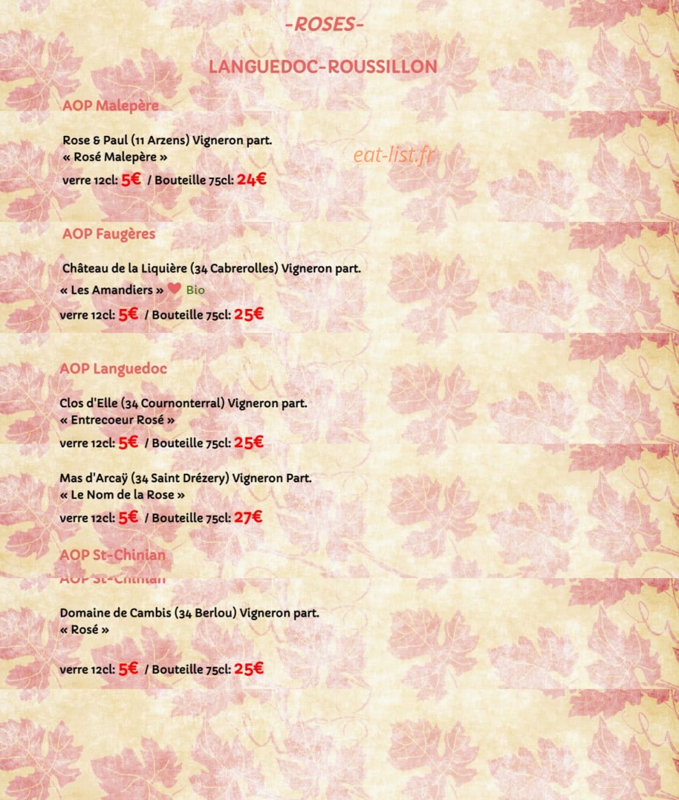Casa Cubana — carte page 14