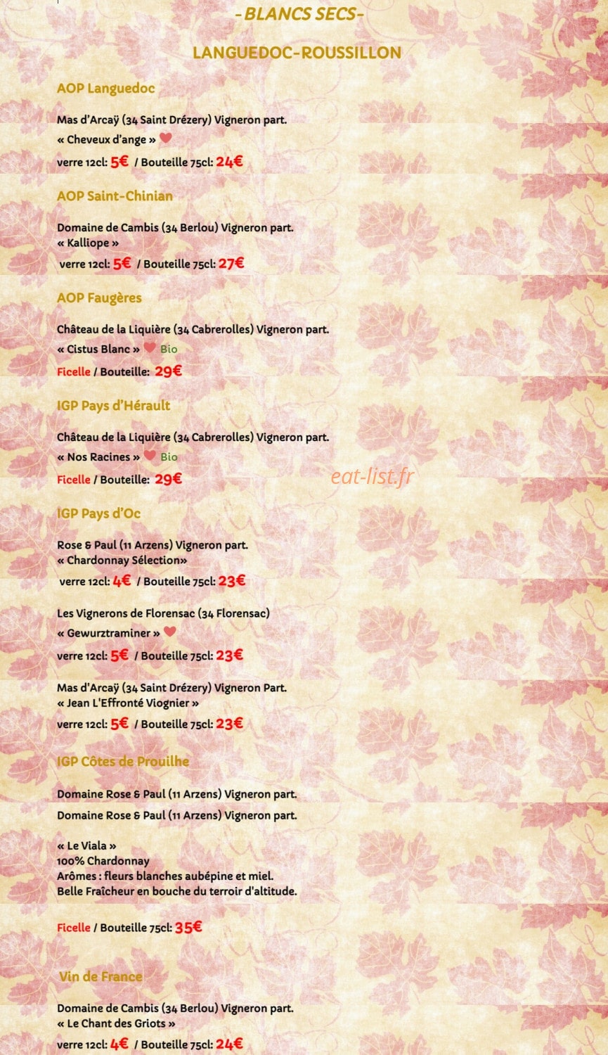 Casa Cubana — carte page 12
