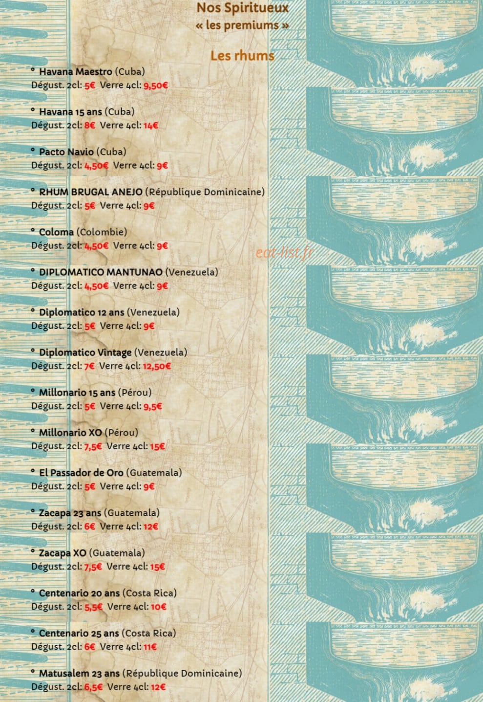 Casa Cubana — carte page 9