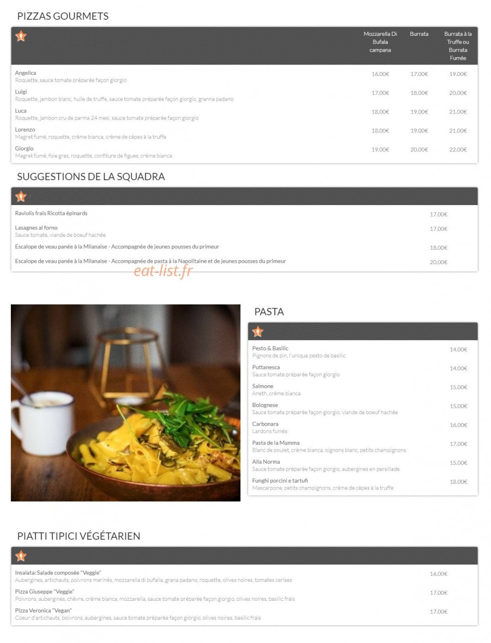 Casa Di Giorgio — carte page 4