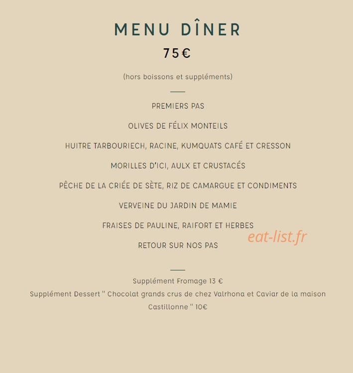 Céna — carte page 2