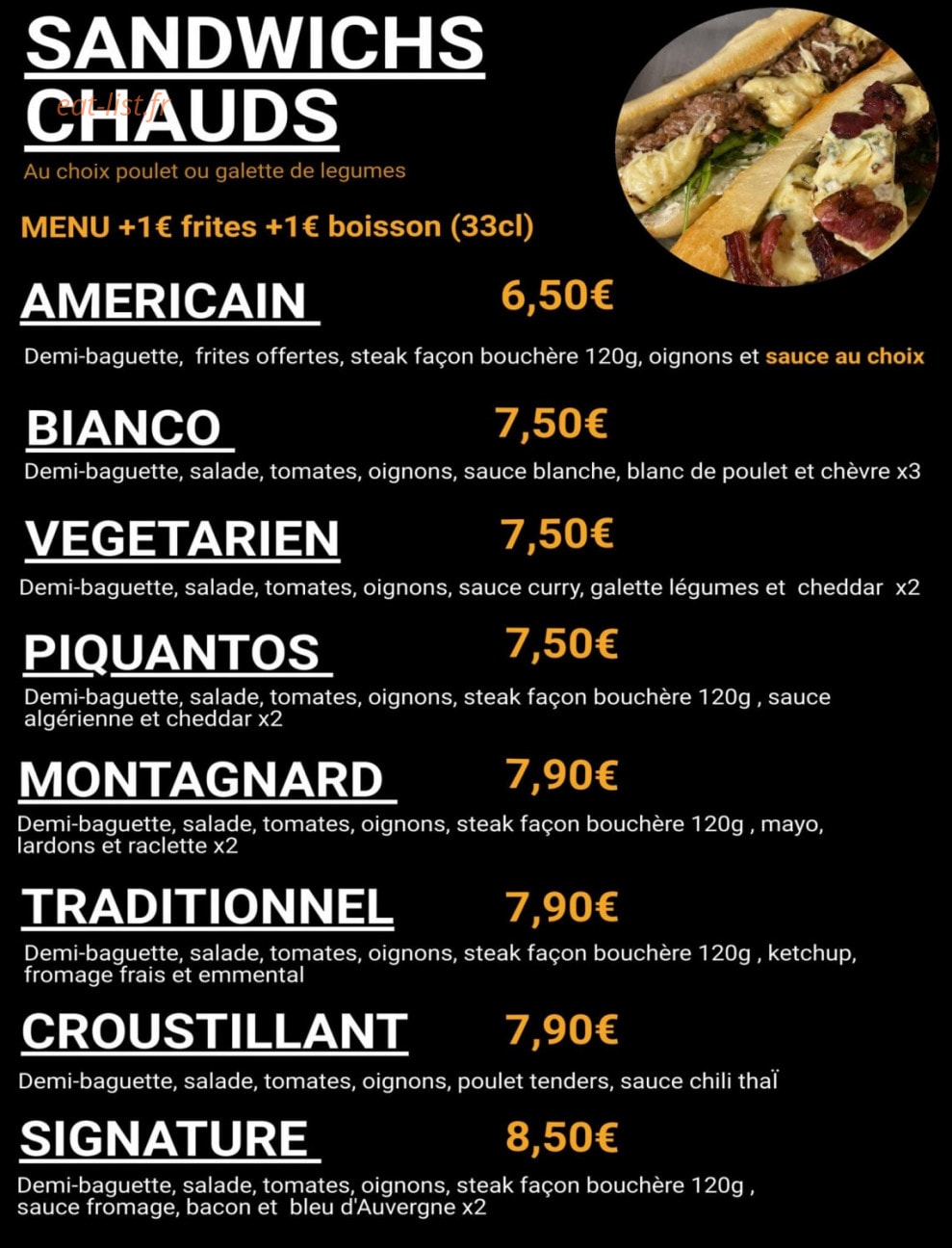 Chez Alex — carte page 5