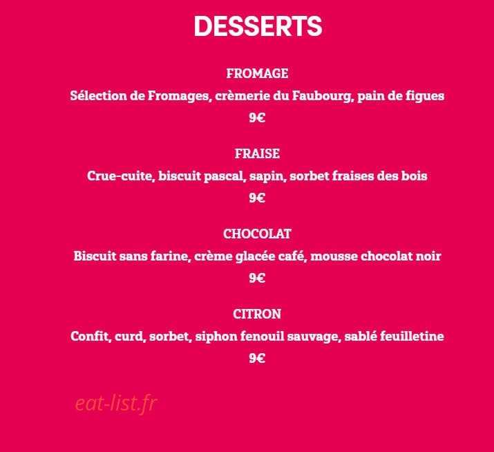 Chez Delagare — carte page 3