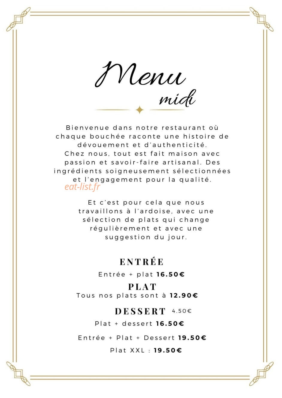 Chez lez Amis — carte page 2