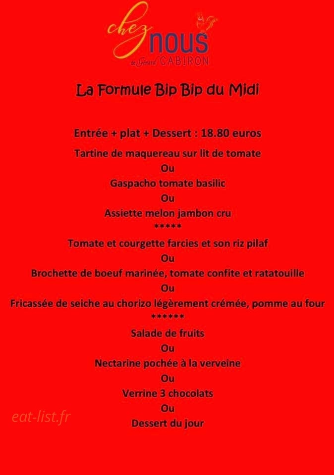 Chez nous — carte page 1