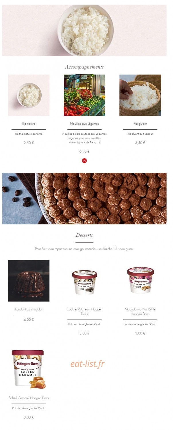 Chez Oopie — carte page 6