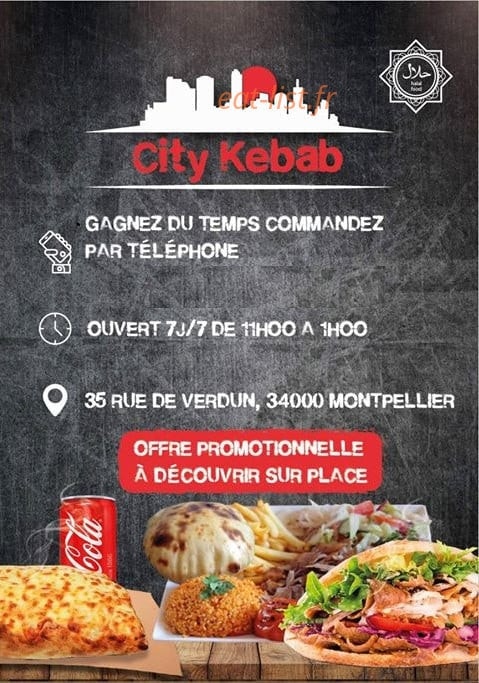 City Kebab — carte page 1