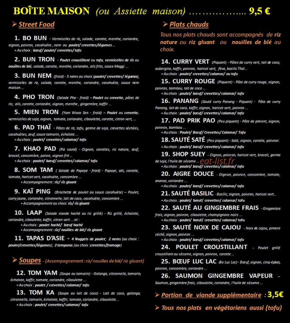 Coco d'Asie — carte page 2