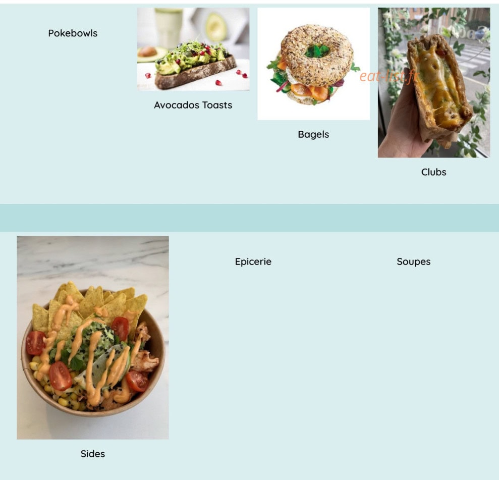 Coconotes café — carte page 1