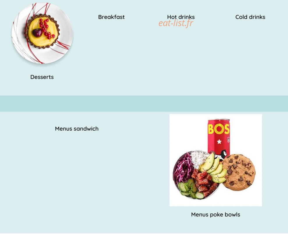 Coconotes café — carte page 2