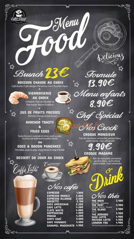 Coffee Crock — carte page 2