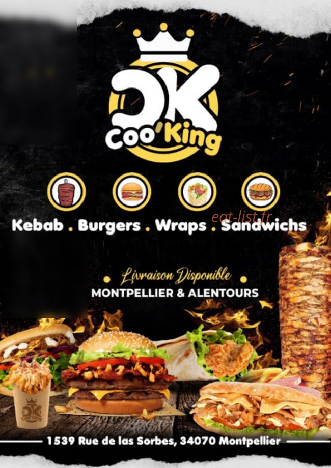 Coo'King — carte page 1