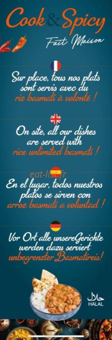 Cook & spicy — carte page 4