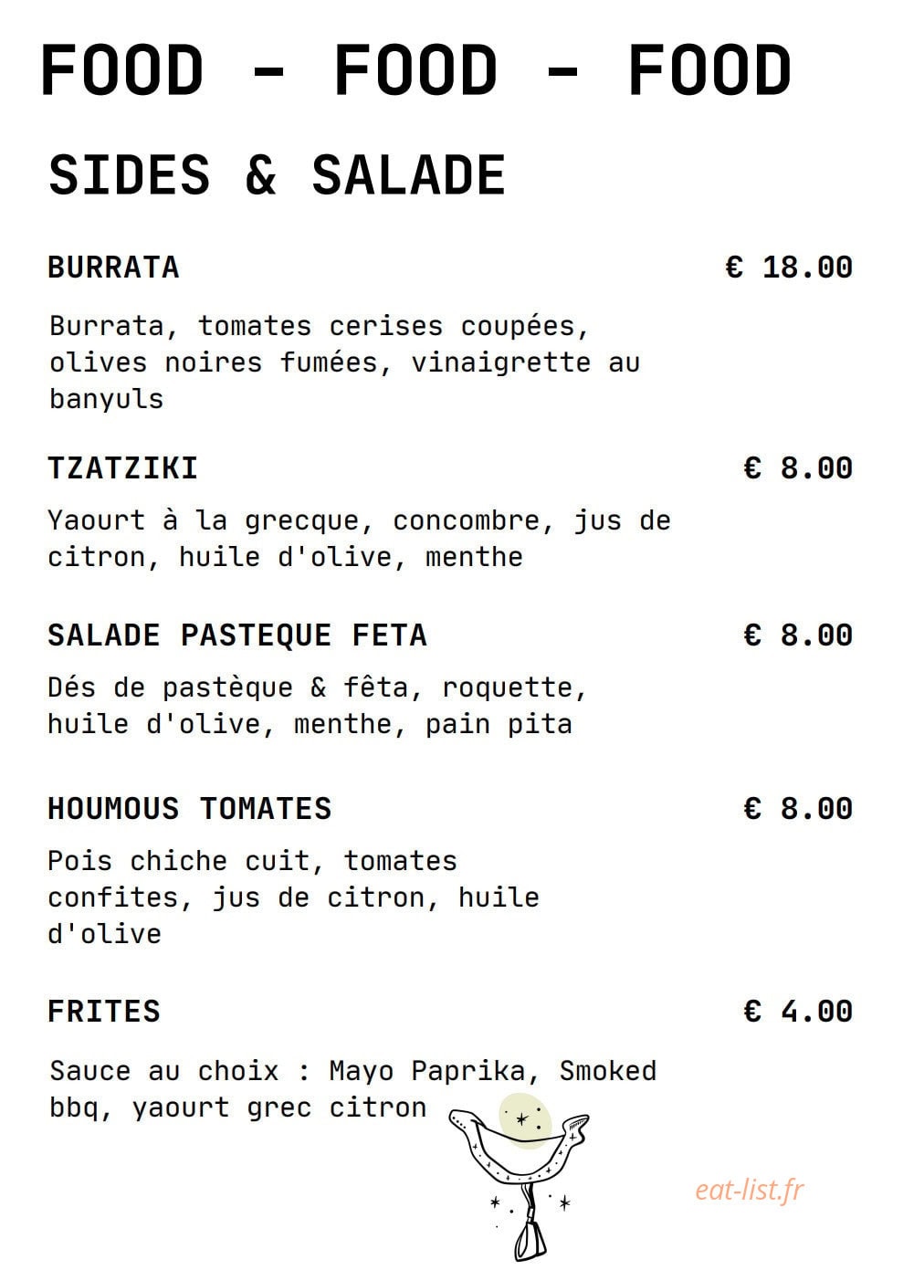 Coyot Bar — carte page 2