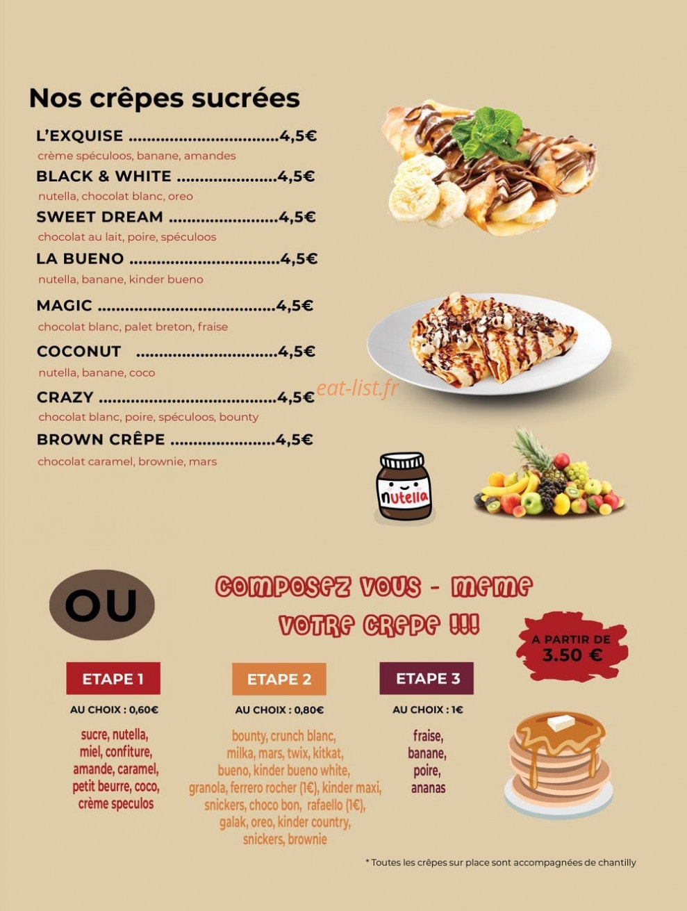 Crep'Party — carte page 2