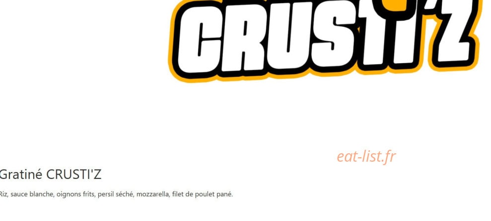 Crusti’Z — carte page 2