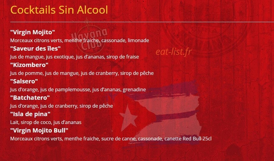 Cubanito — carte page 5