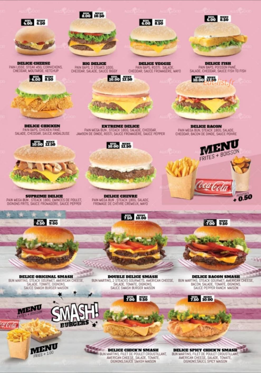 Delice Tacos — carte page 2