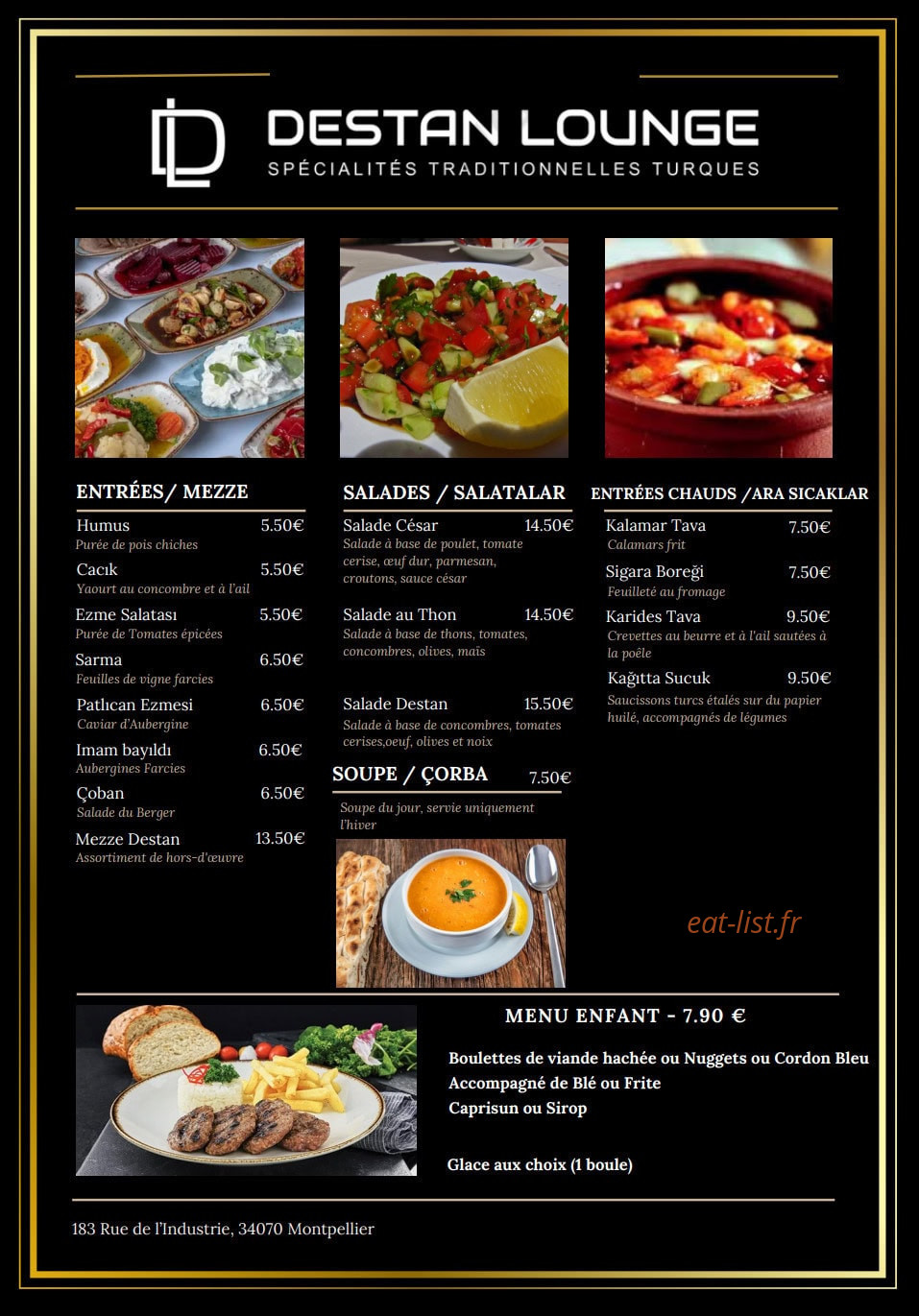 Destan Lounge — carte page 2