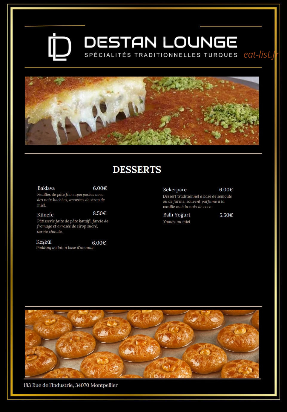 Destan Lounge — carte page 4