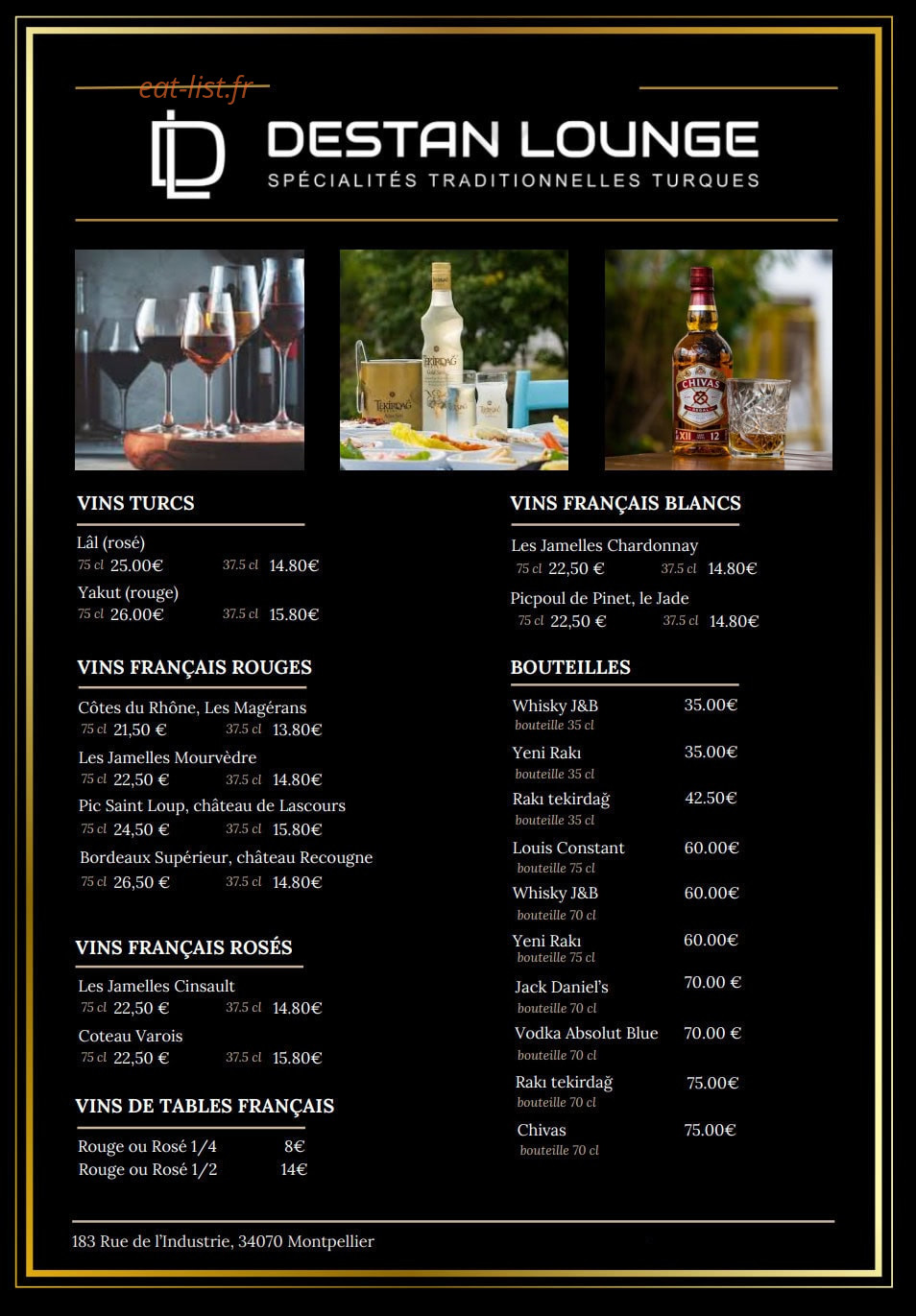 Destan Lounge — carte page 6