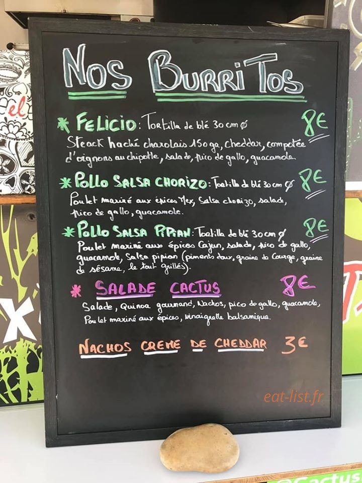 El Cactus — carte page 1