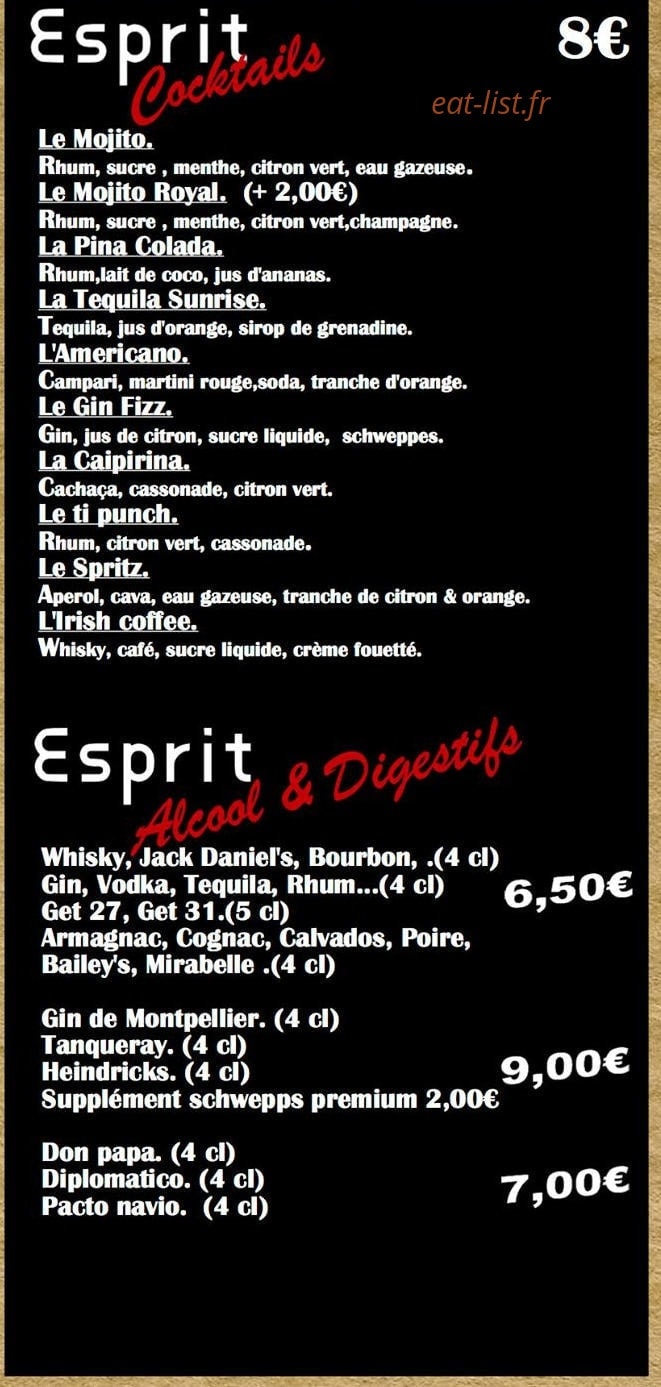 Esprit vin — carte page 9