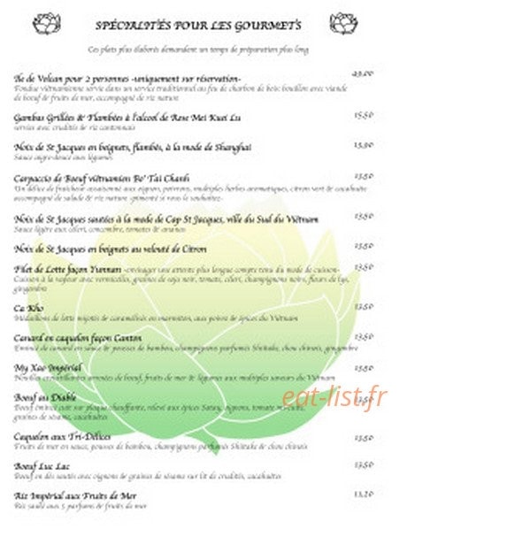 Fleurs De Jade — carte page 3