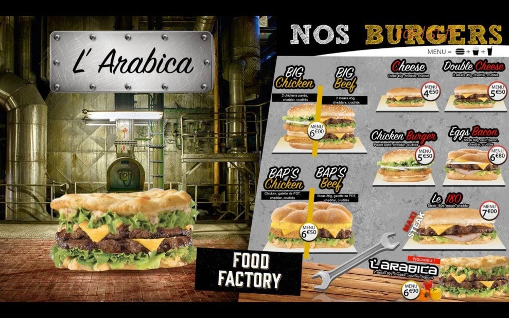 Food Factory — carte page 4