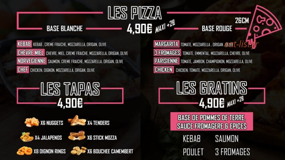 Freakshake — carte page 2