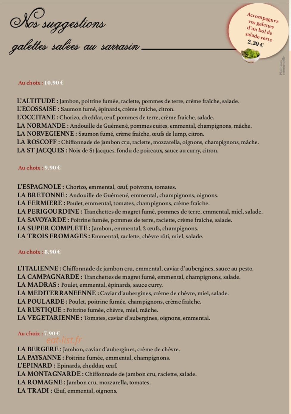 Froment et Sarrasin — carte page 4
