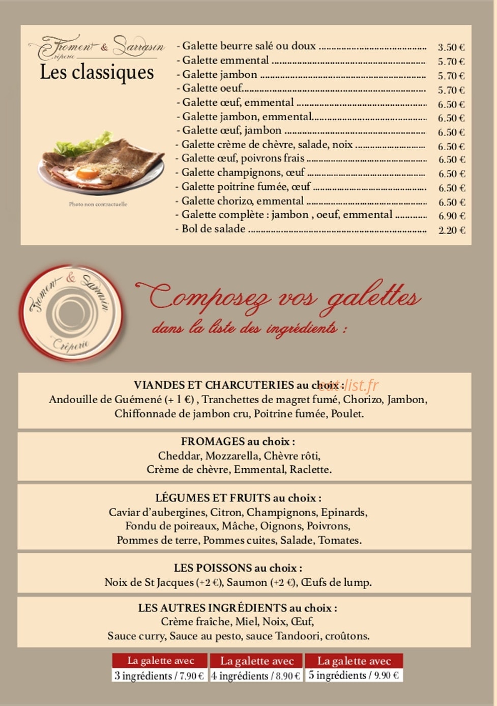 Froment et Sarrasin — carte page 5